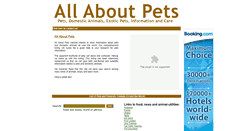 Desktop Screenshot of domestic-animals.com