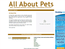 Tablet Screenshot of domestic-animals.com